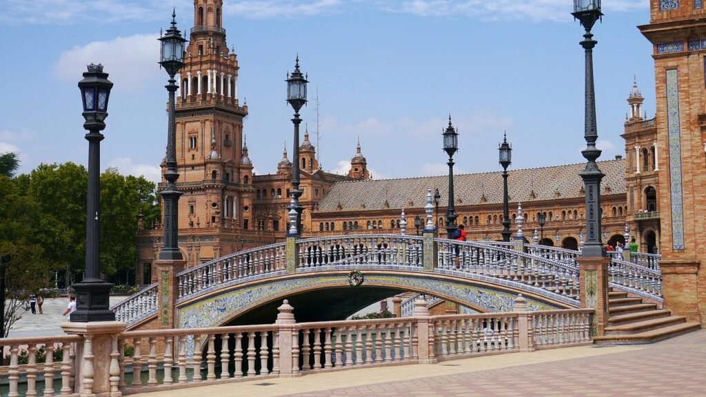 sevilla, plaza españa, yard, architecture, sevilla, sevilla, sevilla, sevilla, sevilla